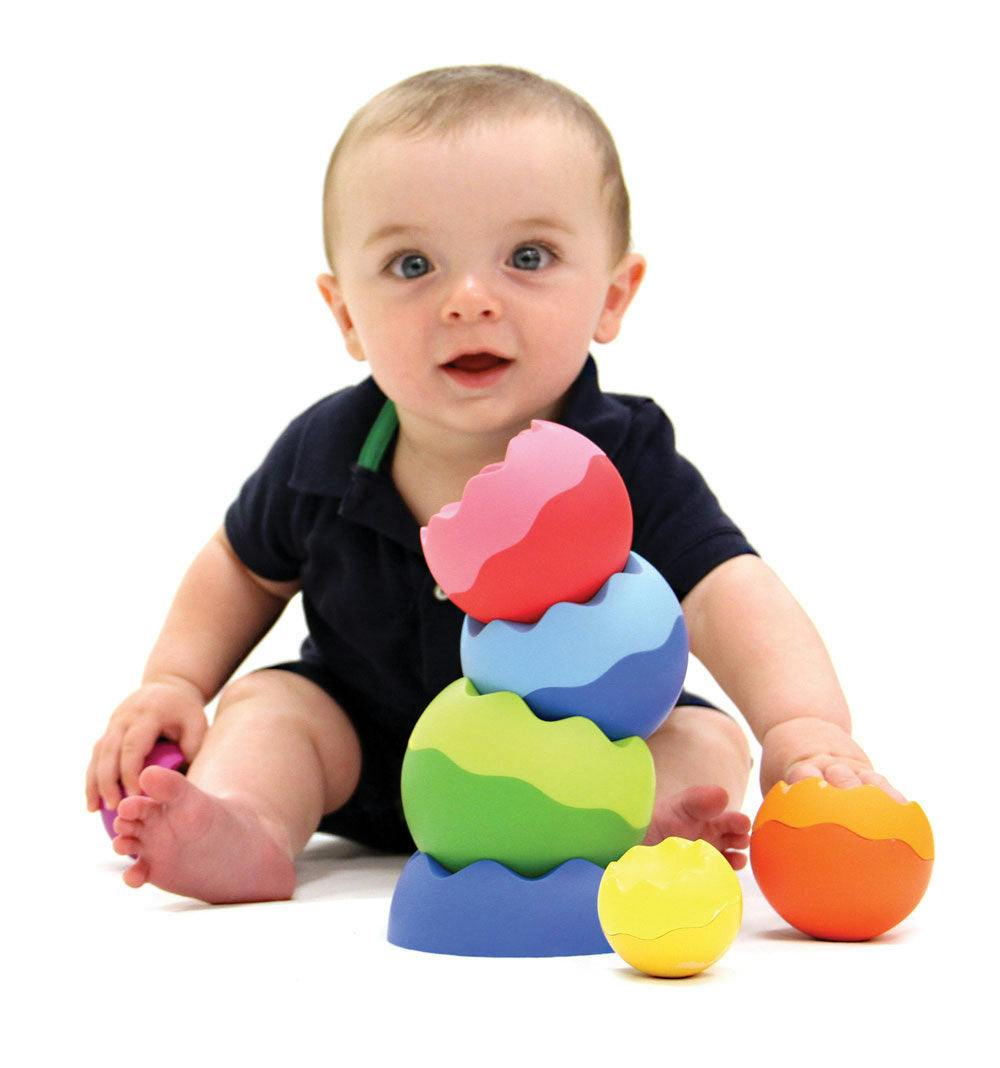 Fat Brain Toys Neo Tobbles Stacking Toy
