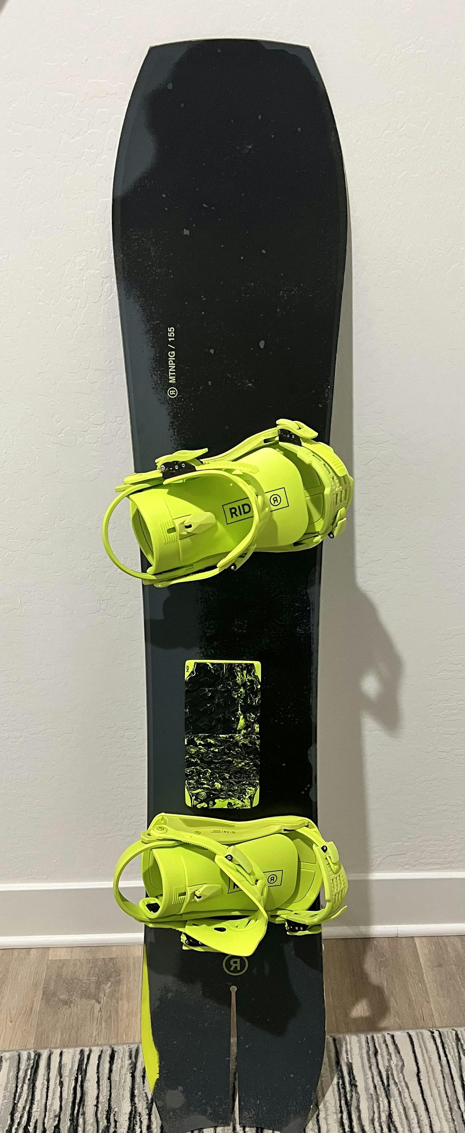 スノーボードride mtnpig 155 snowboard マウンテンピグ - スノーボード