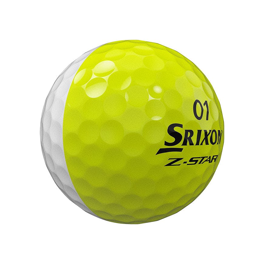 Srixon Z-Star Divide Golf Balls 1 Dozen · White / Yellow