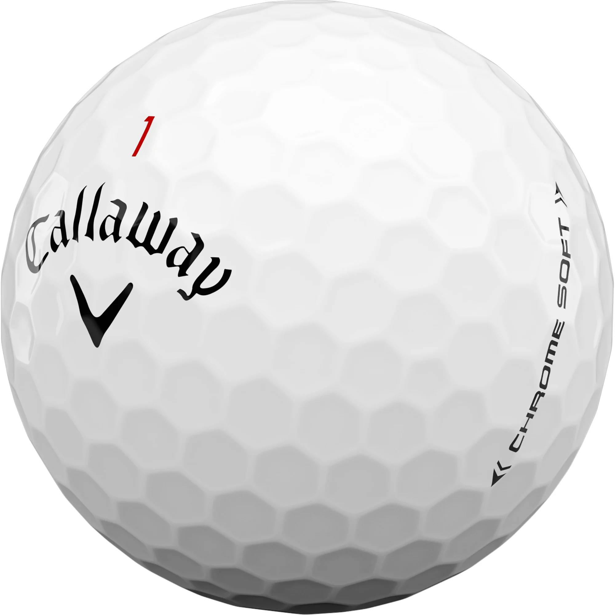 Callaway 2020 Chrome Soft Golf Balls · White · One Dozen