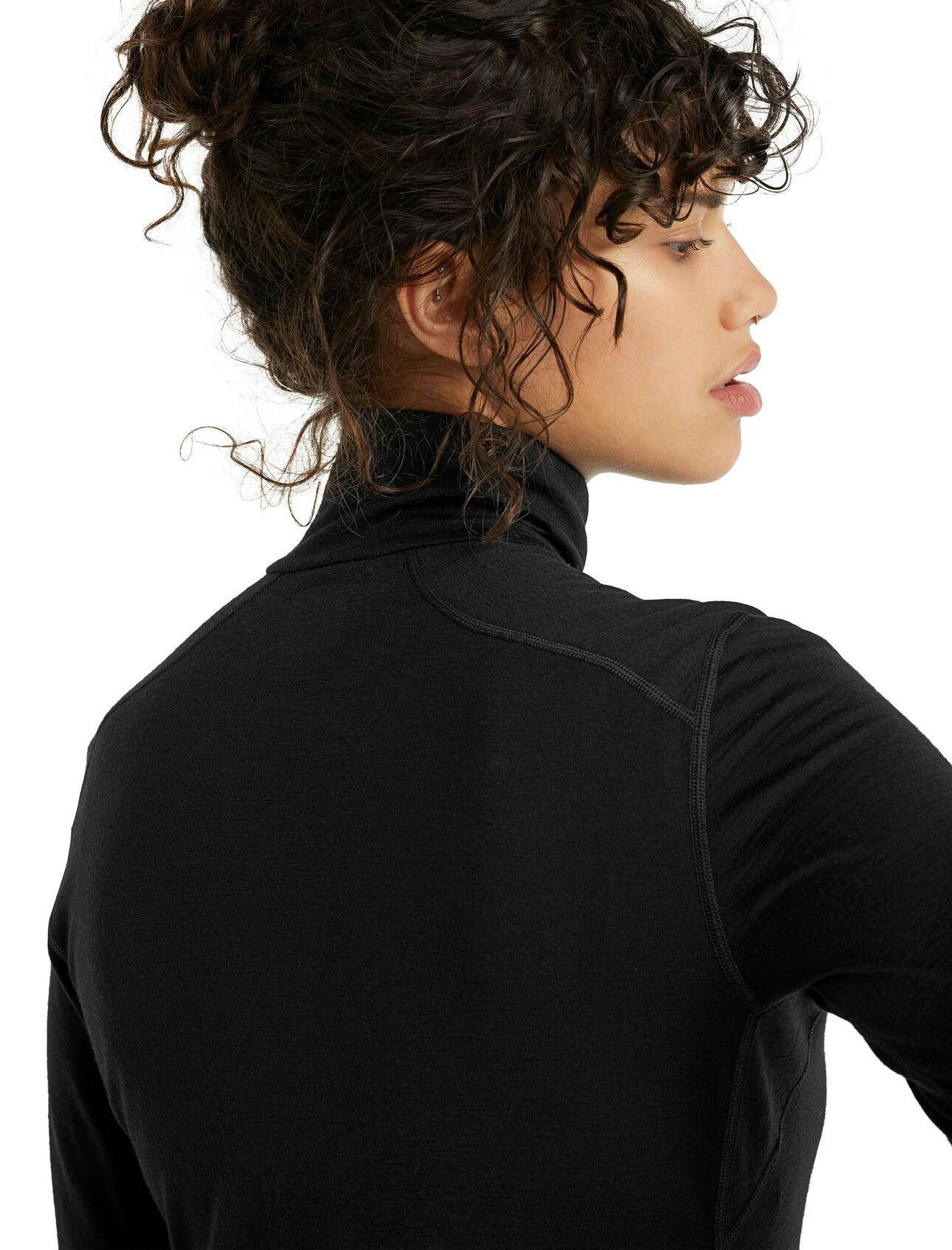 Icebreaker Women's 200 Oasis Long Sleeve Half Zip Thermal Top