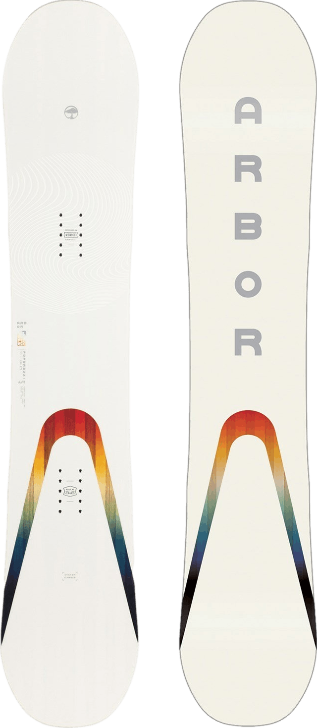 Arbor Poparazzi Camber Snowboard · Women's · 2023 · 148 cm