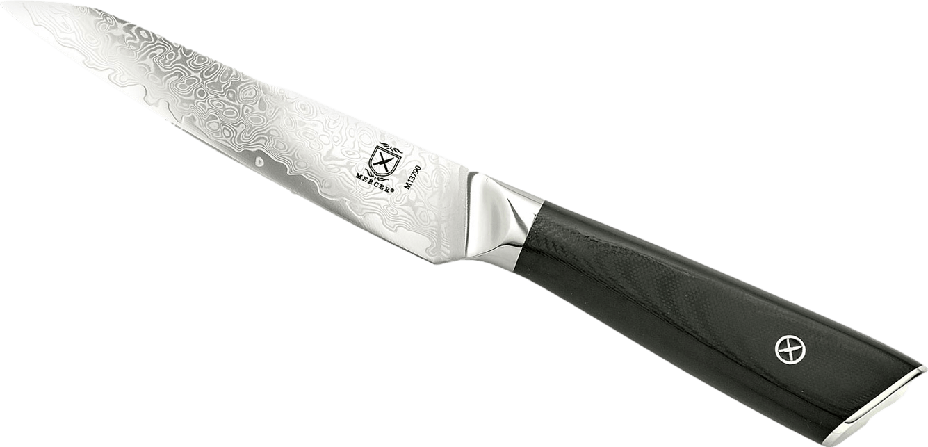  Misen 5.5 Inch Utility Knife - Medium Kitchen Knife for  Chopping and Slicing - High Carbon Stainless Steel Sharp Cooking Knife,  Gray : Home & Kitchen