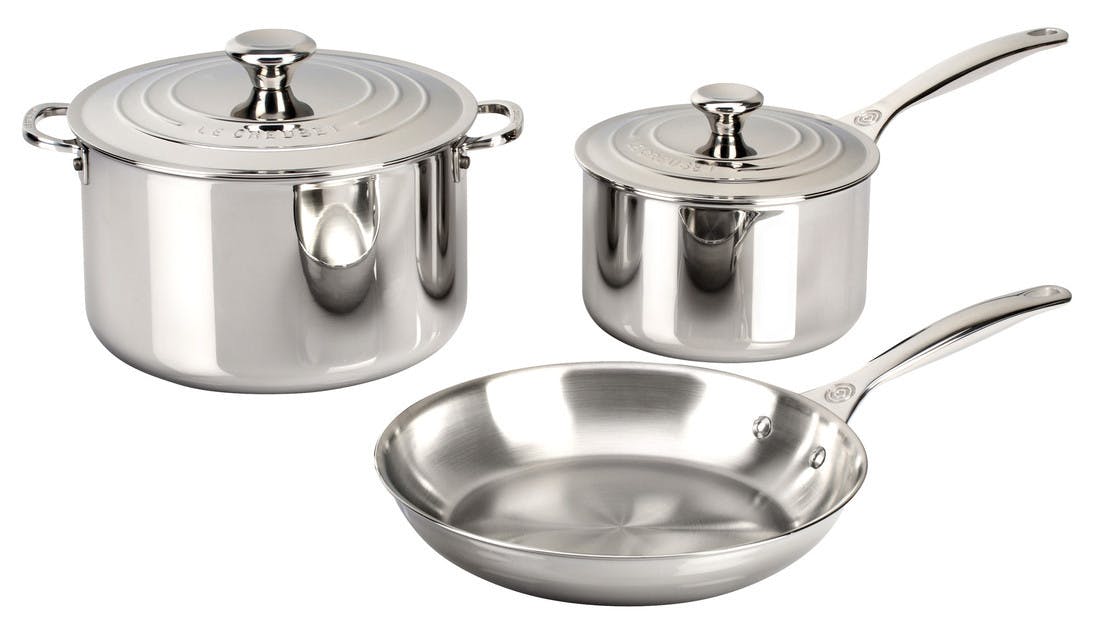 Le Creuset Stainless Steel 5-pc Set