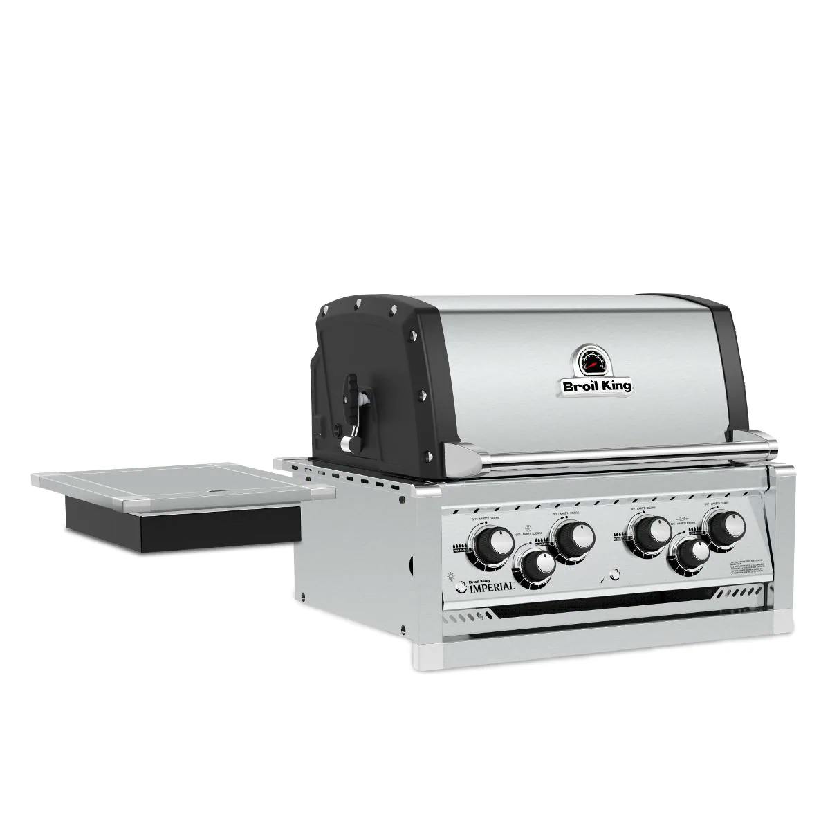 Broil King Imperial 490 Built-in Gas Grill with Rotisserie & Side Burner
