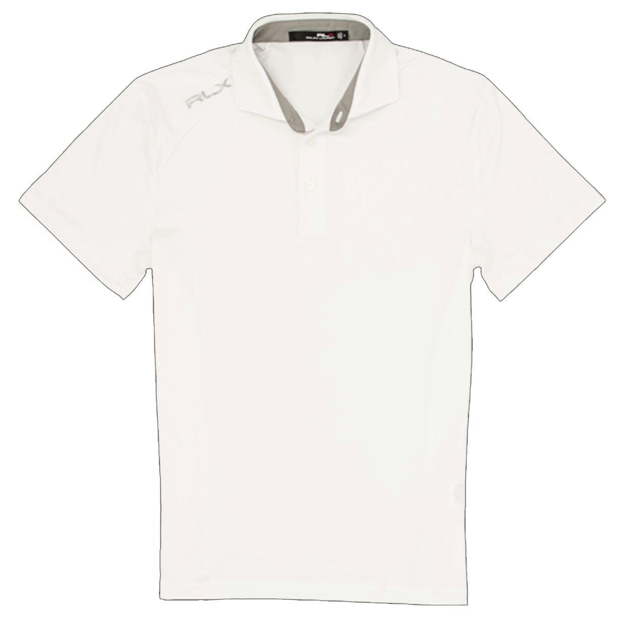 RLX Featherweight Jersey Pure White Mens Tennis Polo