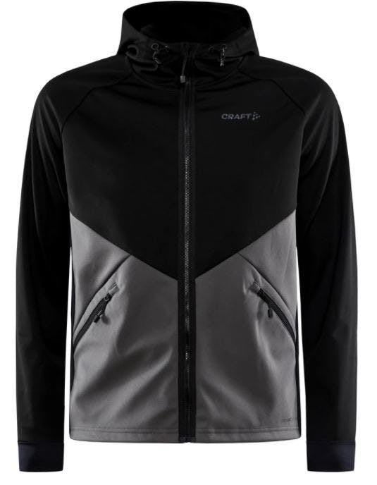 Craft - Mens Glide Hood Jacket - XL Black/Granite