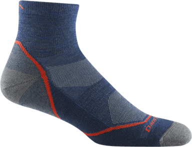 Darn Tough Men's Light Hiker Quarter Lightweight Hiking Socks with Cushion