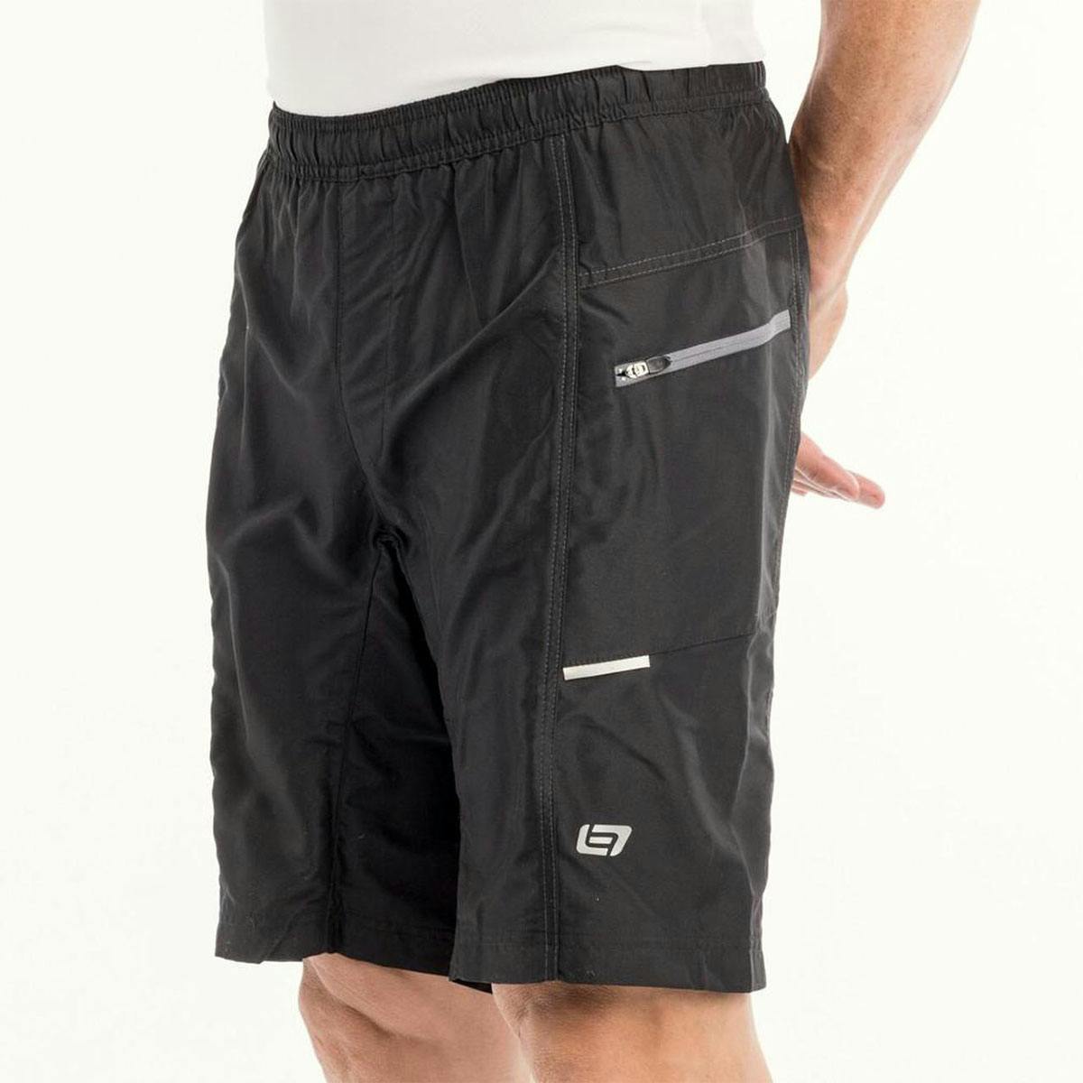Bellwether Men's Ultralight Gel Baggies Cycling Shorts - Black - Small