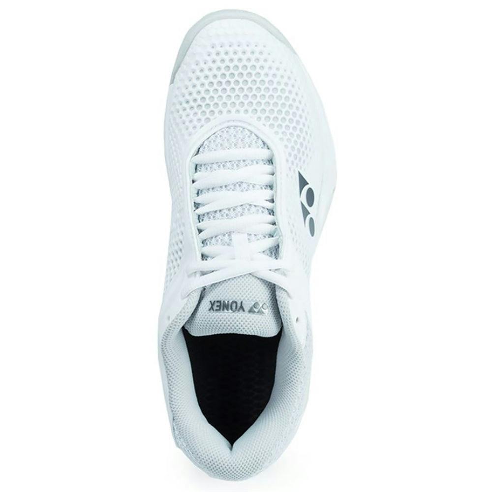 Yonex Eclipsion 2 Womens Tennis Shoes - 6.0 / White/Silver / B Medium