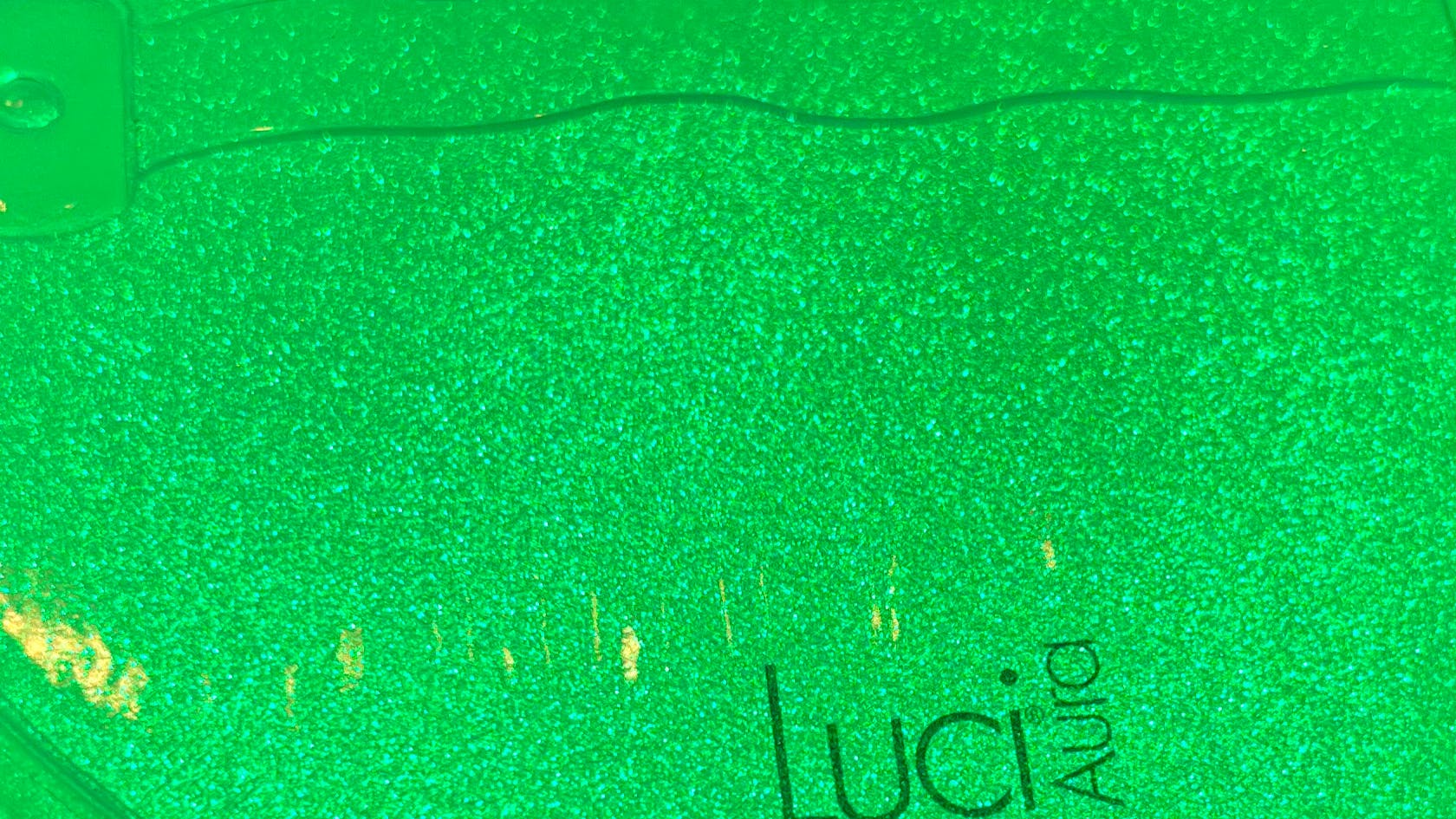 Close up of the Luci Colored Solar Lantern.