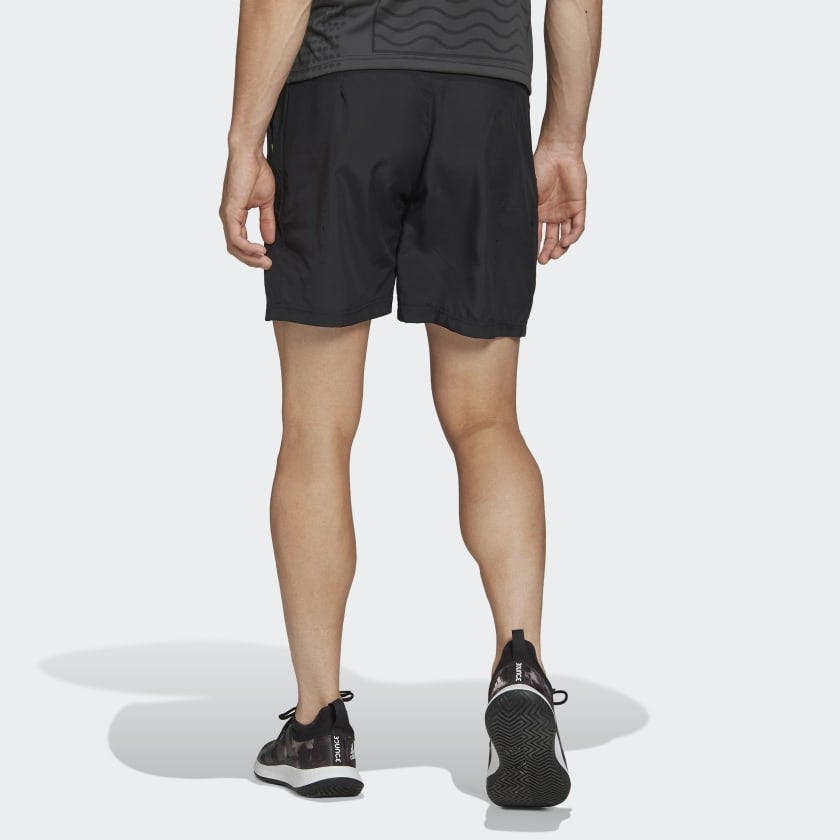 Adidas Paris HEAT.RDY Two-in-One 7in Black Men's Tennis Shorts