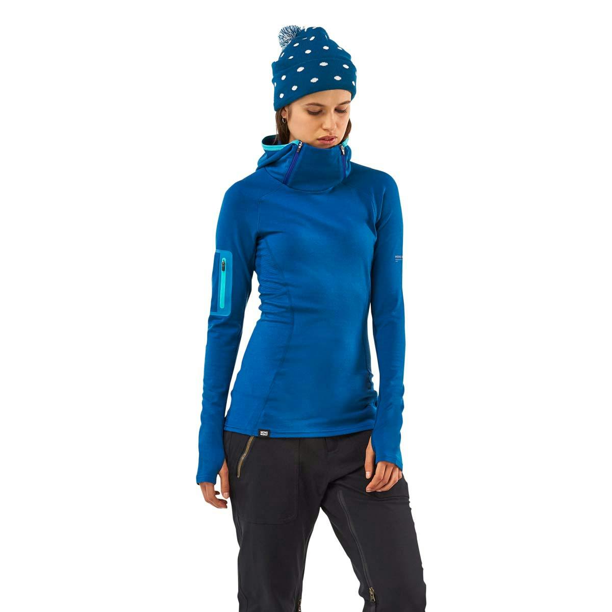 Mons Royale Women's Olympus 3.0 Hooded Base Layer