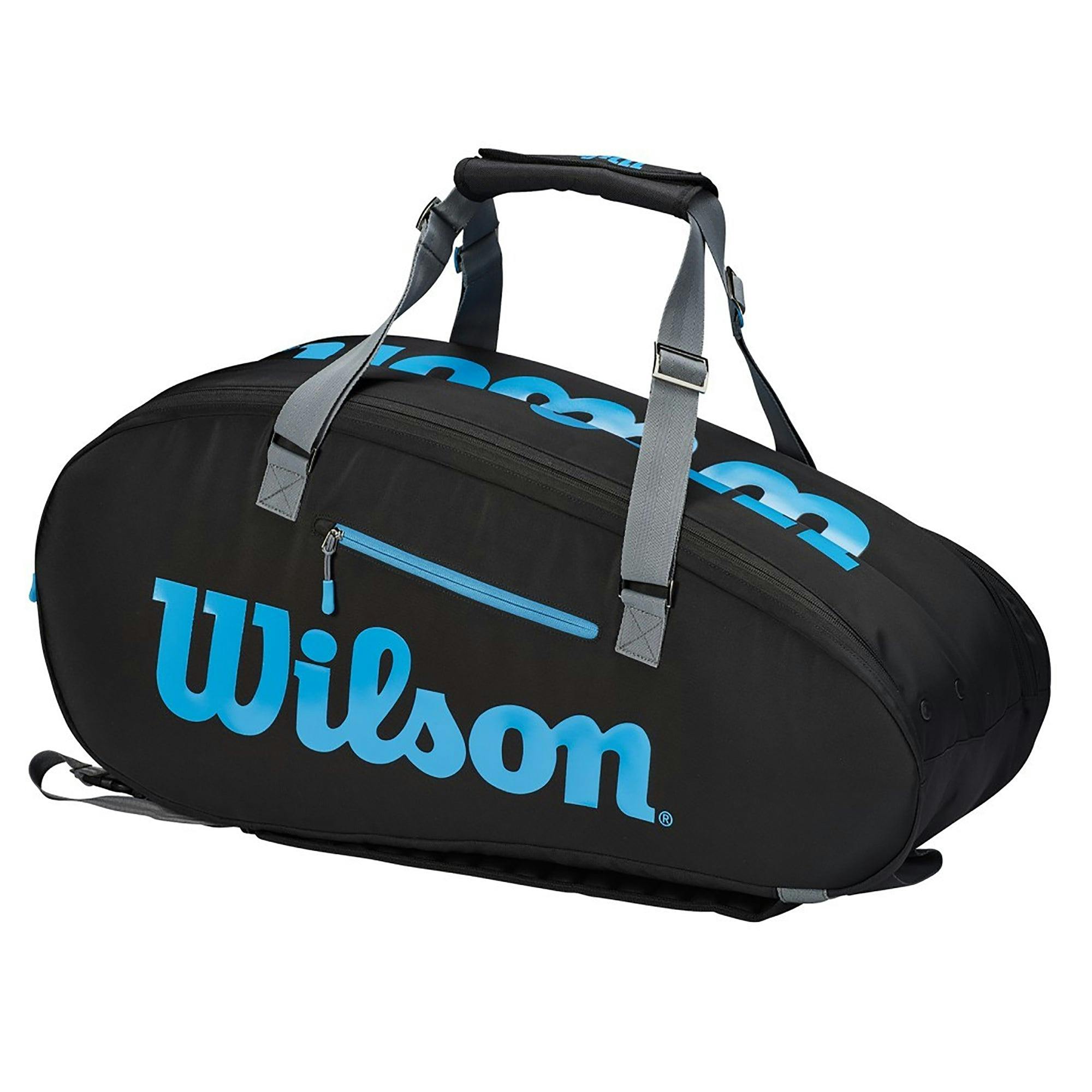 Wilson Ultra 9 Pack Tennis Bag · Black/Blue/Silver