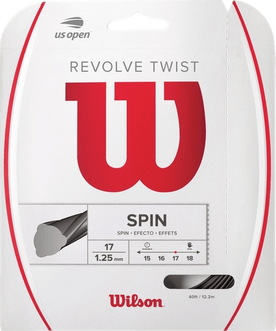 Wilson Revolve Twist String · 17g · Grey