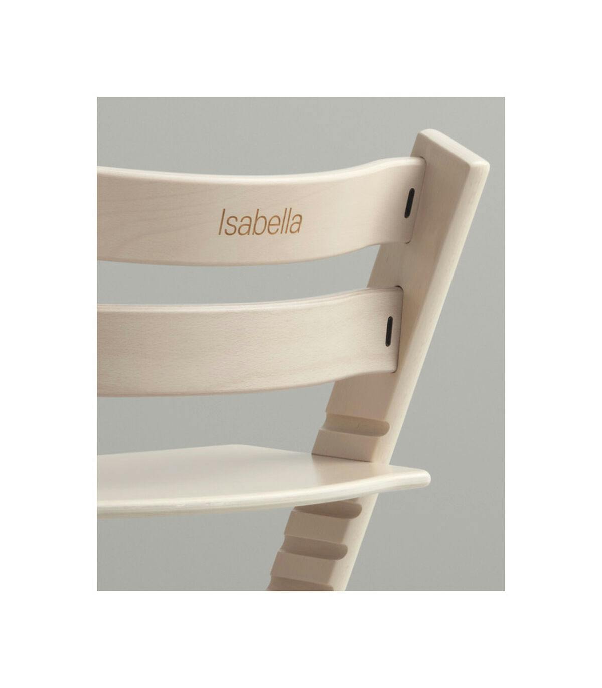 Tripp Trapp High Chair and Cushion with Stokke Tray -- Whitewash