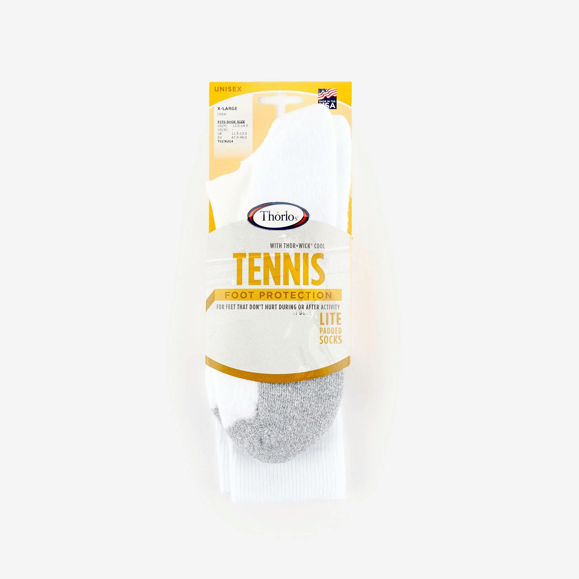 Thorlos Light Cushion Crew Tennis Socks | T1CXU