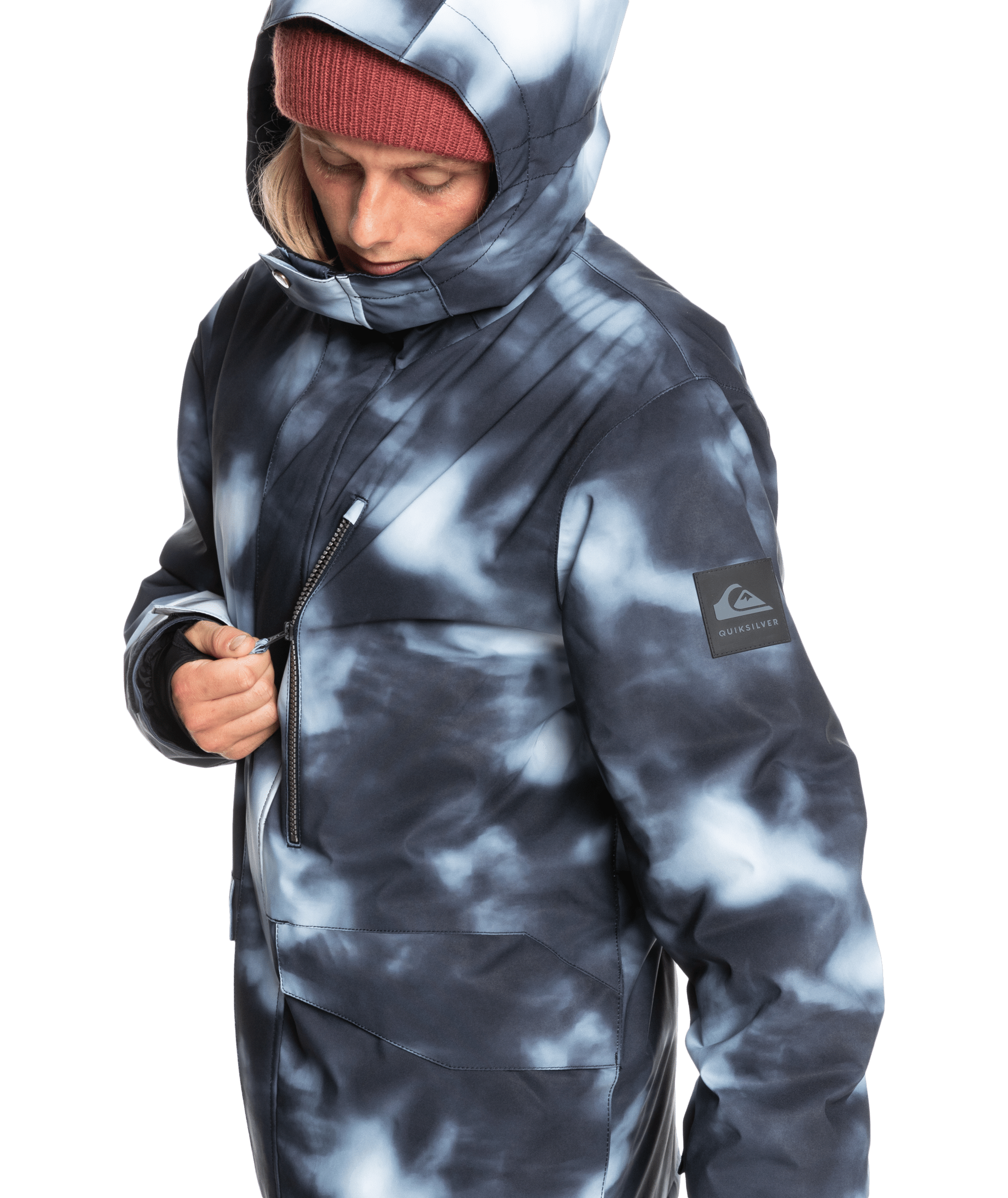 Quiksilver Men's Mission Printed Insulated Jacket