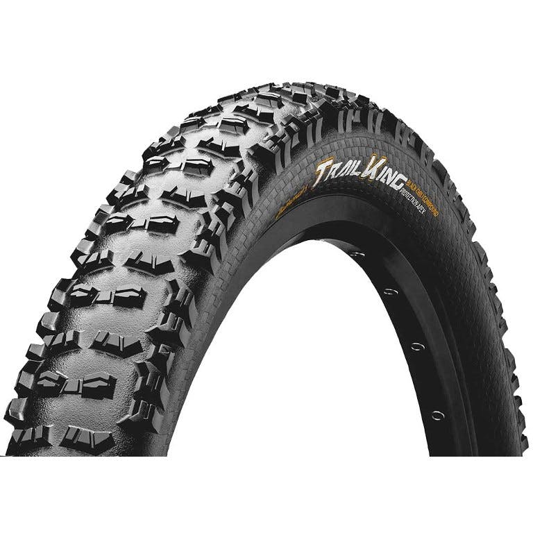 Continental Trail King Folding MTB Tire · 27.5 x 2.8 in Folding Protection APEX+ Black Chili