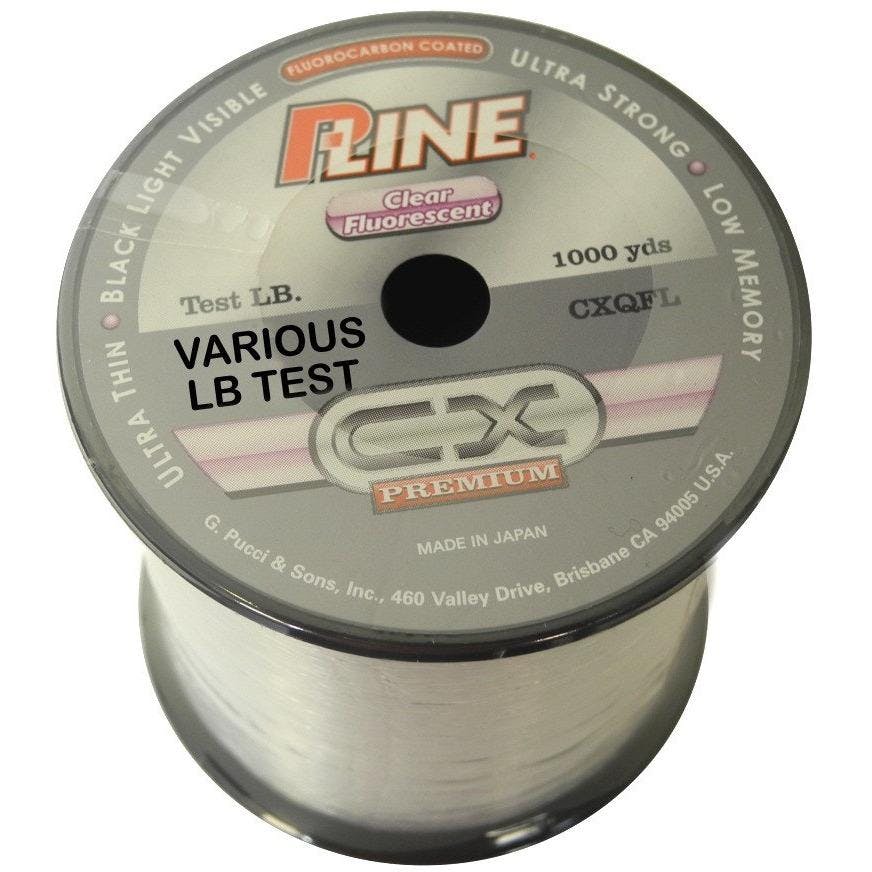 P-Line CX Premium Clear Fluorescent Co-Polymer Fishing Line 10 pound - 1000 yards