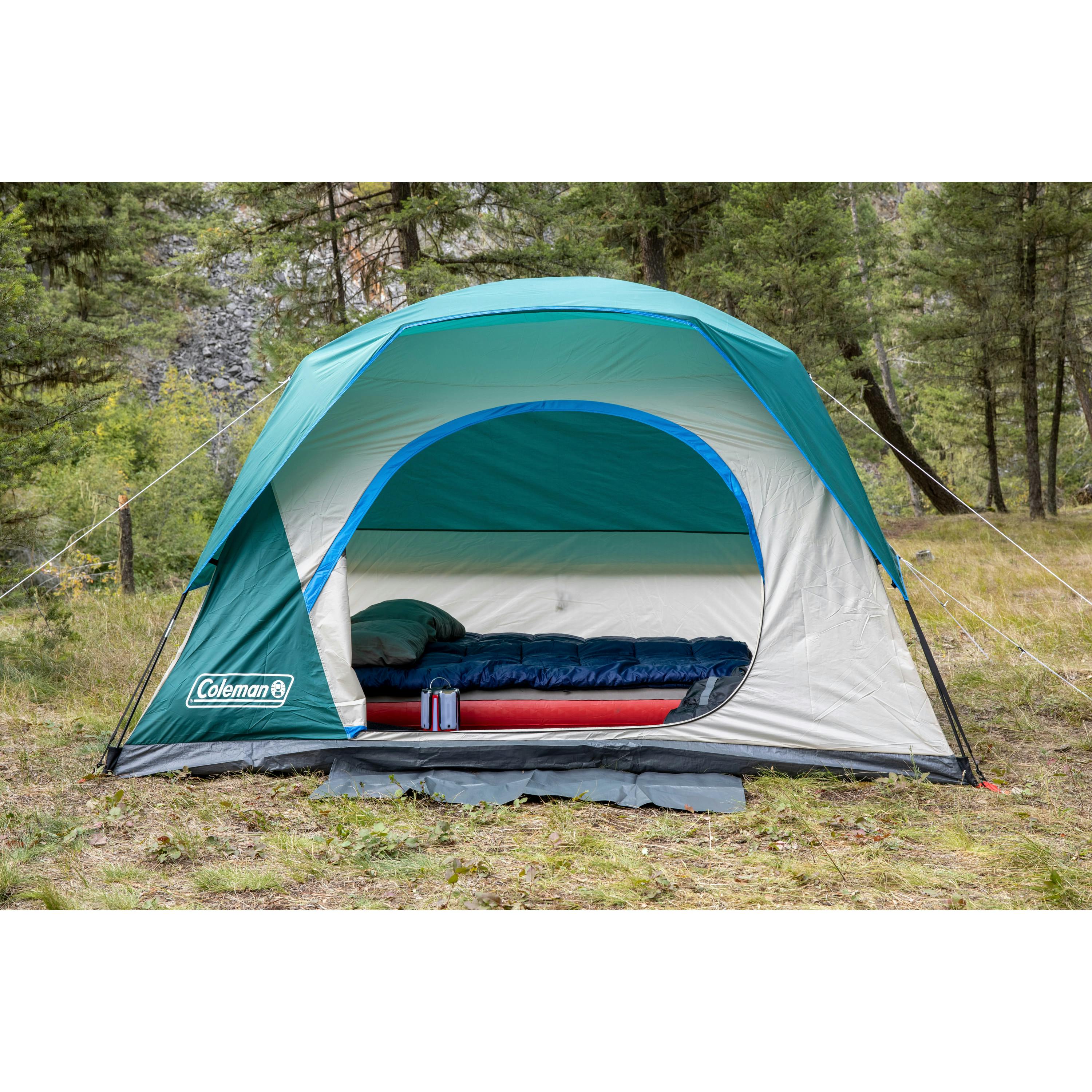 Coleman 4-Person Skydome Camping Tent with LED Lighting