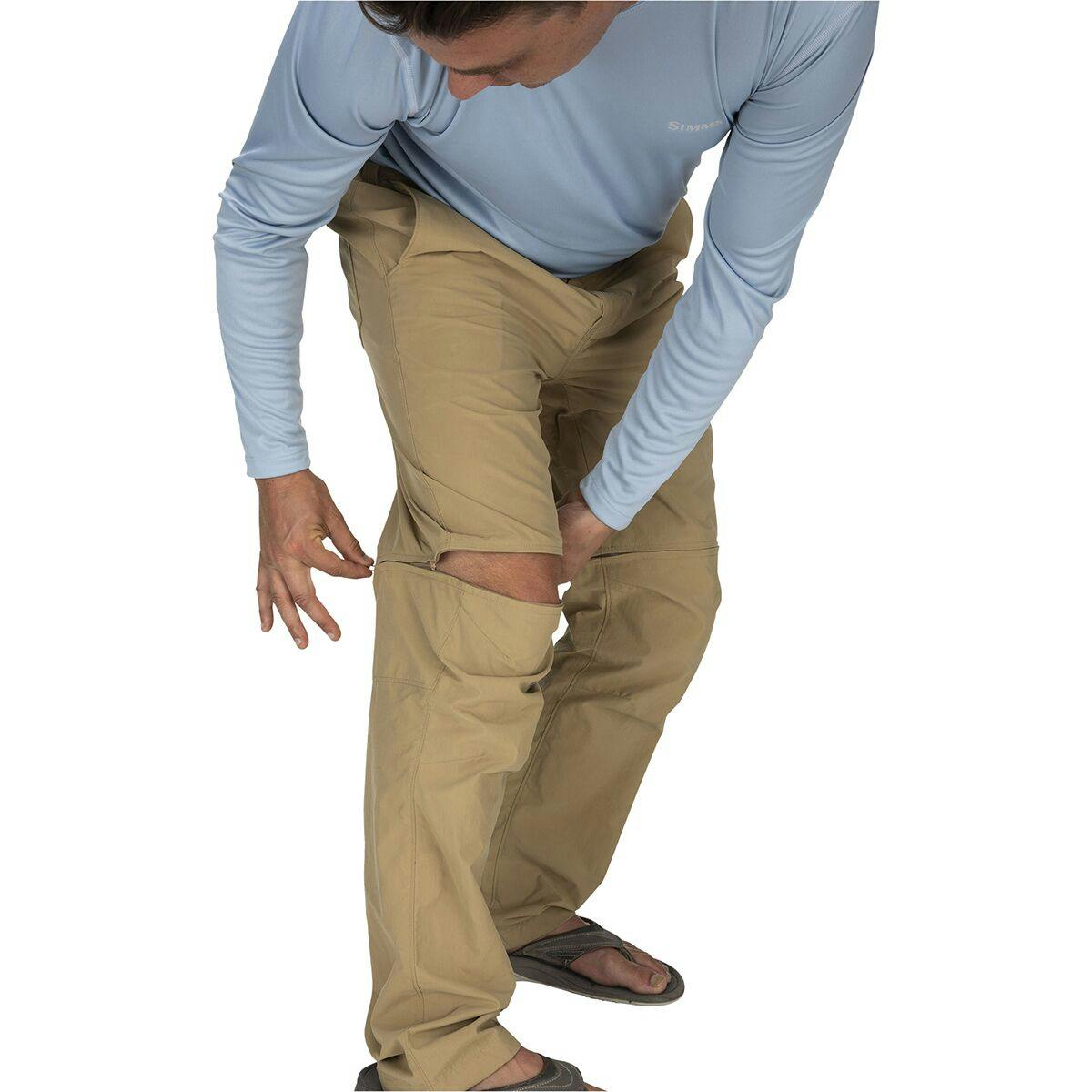 Simms Men's Superlight Zip-Off Pants