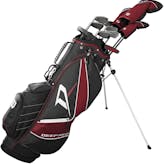 Wilson Deep Red Tour Complete Set · Right handed · Graphite · Regular · 65" to 73" · Red