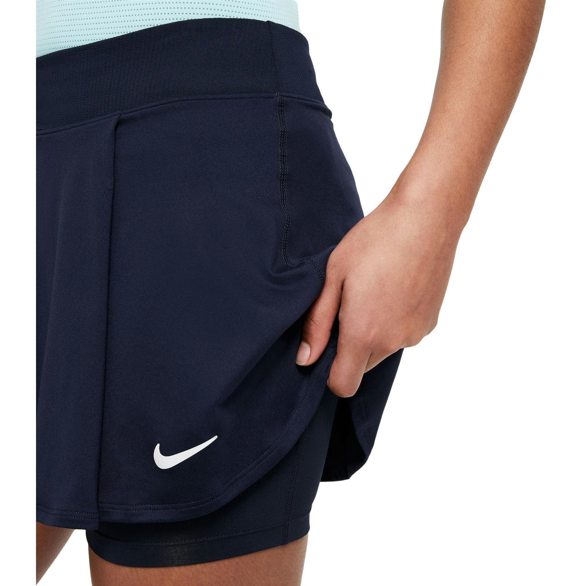 NikeCourt Victory Flouncy Womens Tennis Skirt - REGAL PINK 695 / M
