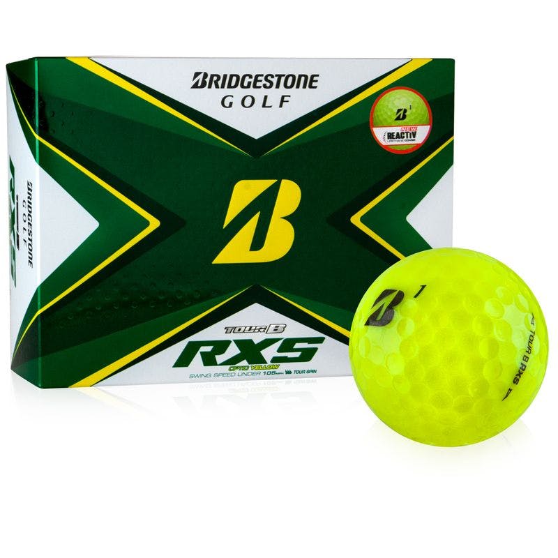 Bridgestone Golf 2020 Tour B RXS Yellow Golf Balls