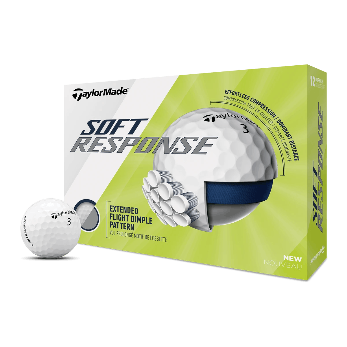 TaylorMade Soft Response Golf Balls ­­· White