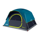 Coleman Skydome™ 6 Person Camping Tent Dark Room Technology
