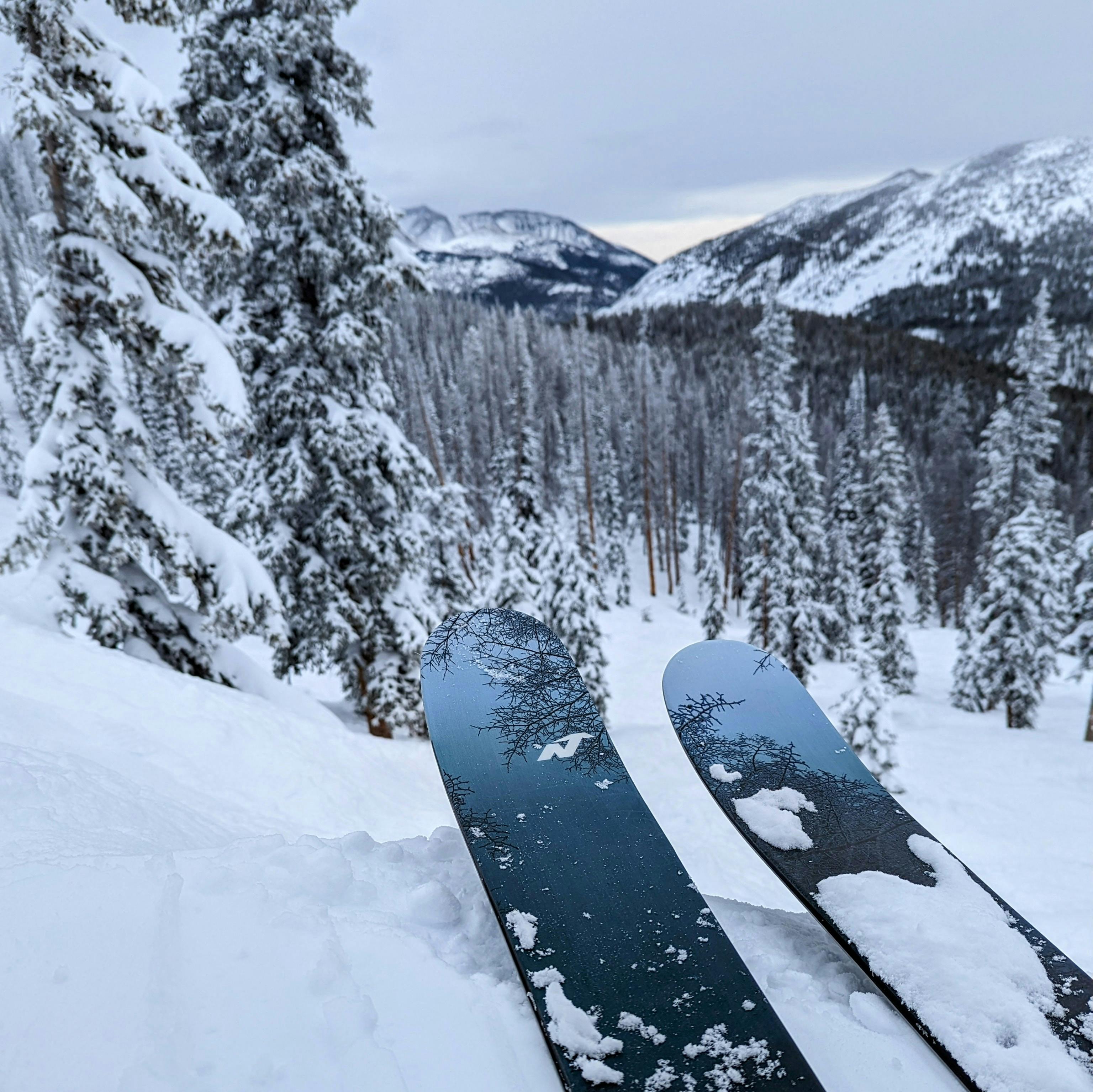 Tips of the Nordica Unleashed 98 W Skis · Women's · 2023.
