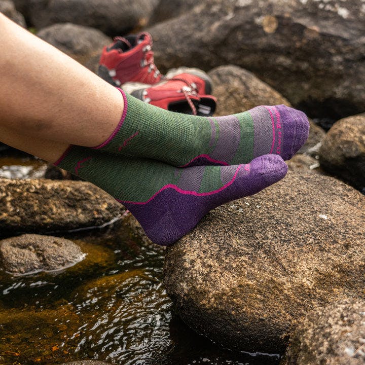 Darn Tough Women's Light Hiker Micro Crew Light Cushion Socks