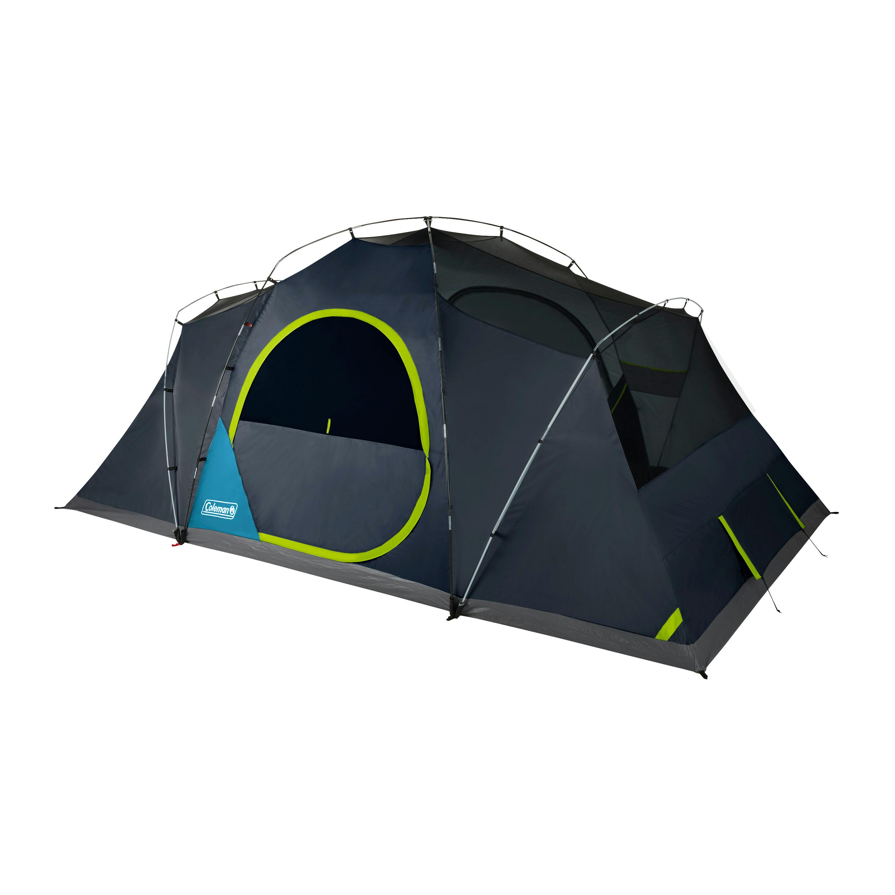 Coleman Skydome XL 10 Person Camping Tent with Dark Room Technology