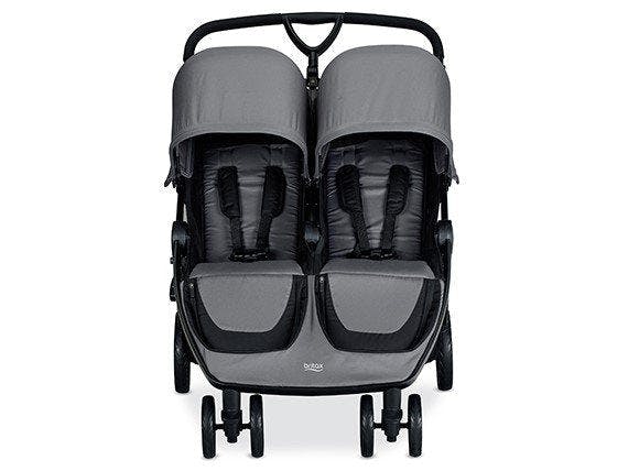 Britax B-Lively Double Stroller · Dove