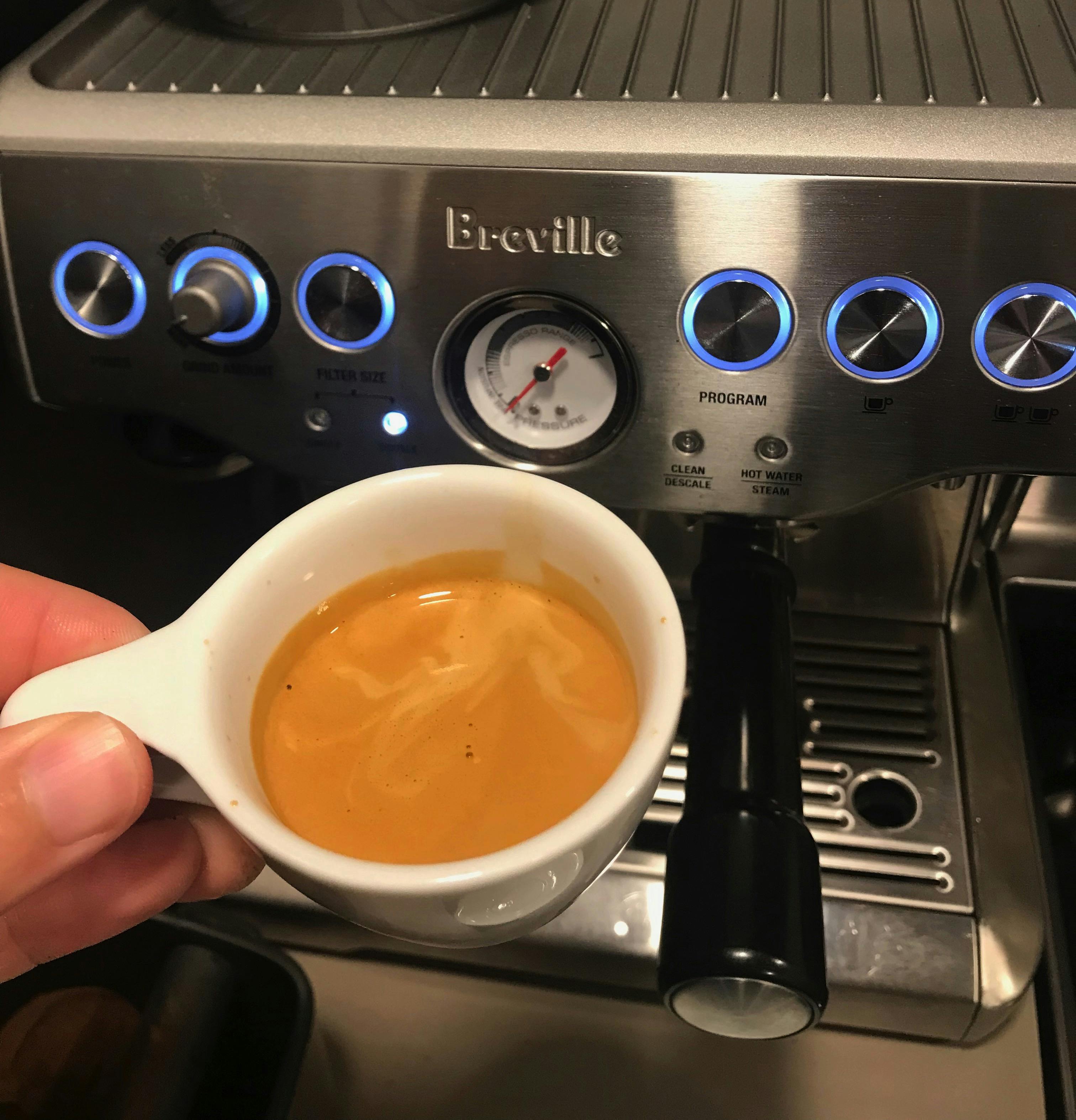Infuser Precision Pre-Infusion Espresso Machine, Breville