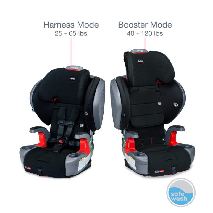 Britax Grow With You ClickTight Plus Booster Car Seat · Jet