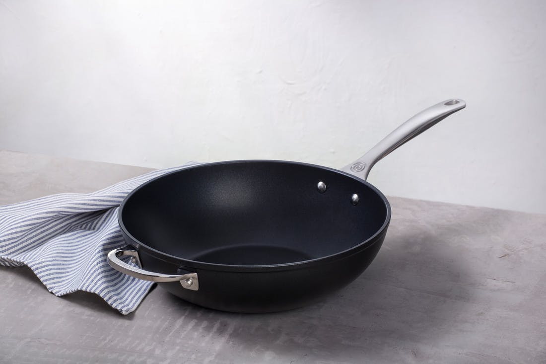 Forever Stainless Non-Stick Skillet with Helper Handle (12