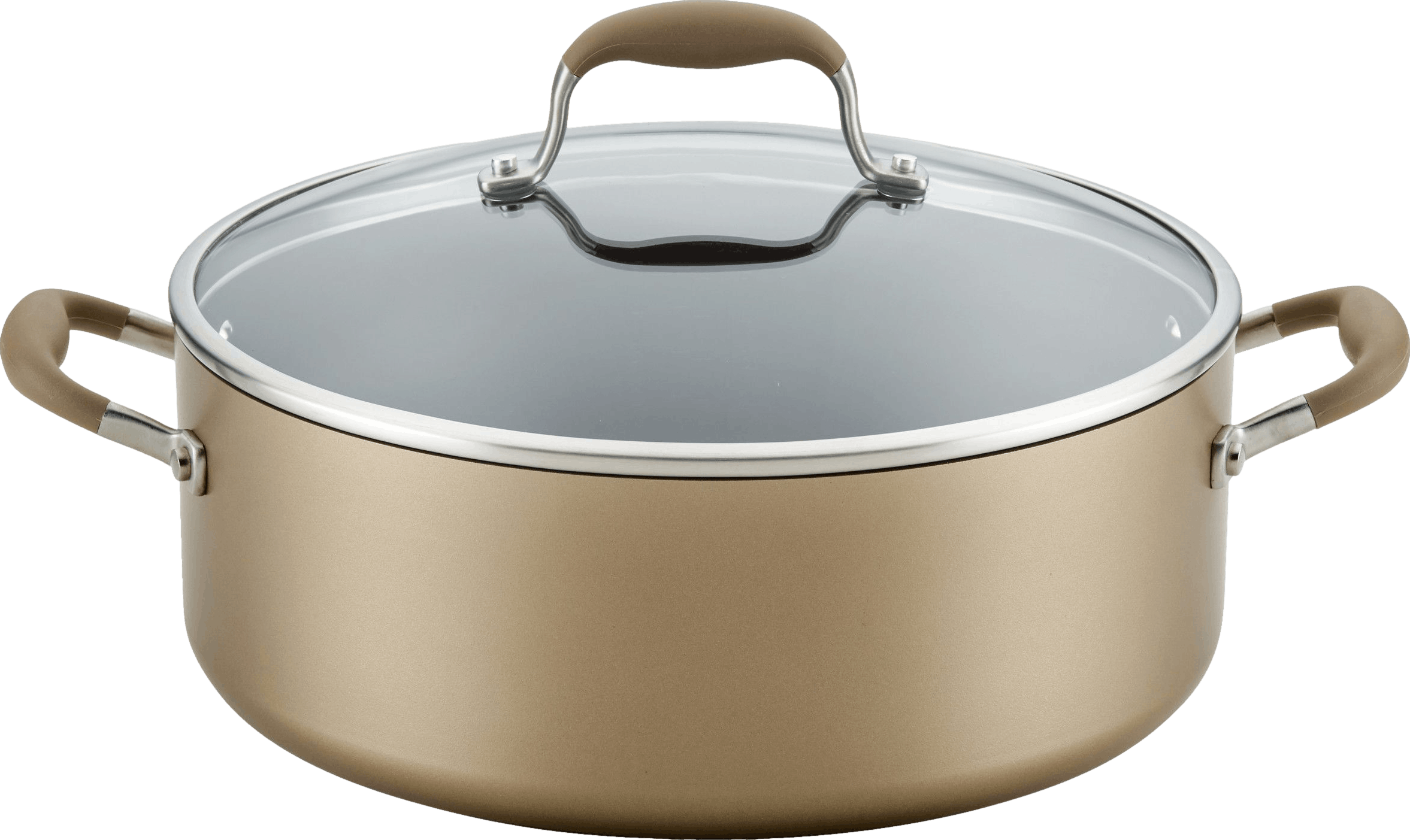 Anolon Advanced Home Hard-Anodized Nonstick Wide Stockpot with Lid · 7.5 QT