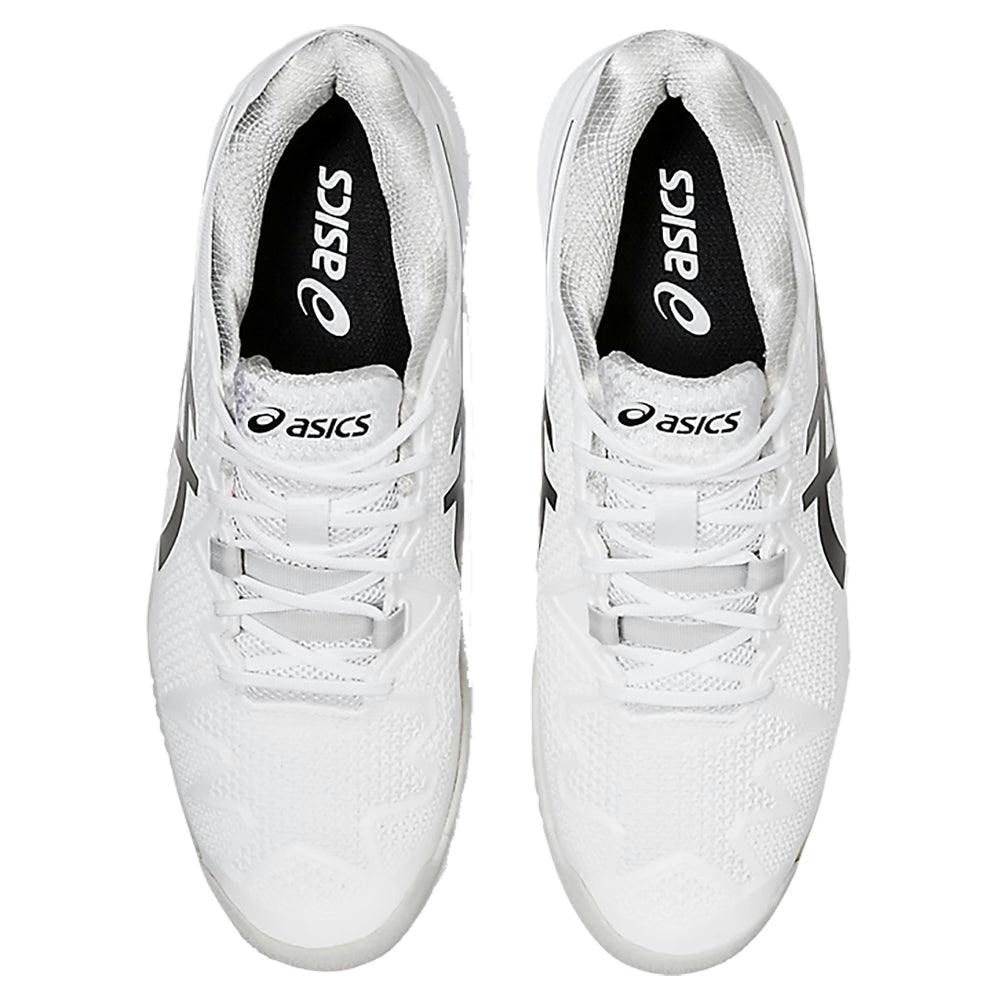 Asics GEL Resolution 8 Mens Tennis Shoes - 15.0 / WHITE/SLVR 100 / D Medium