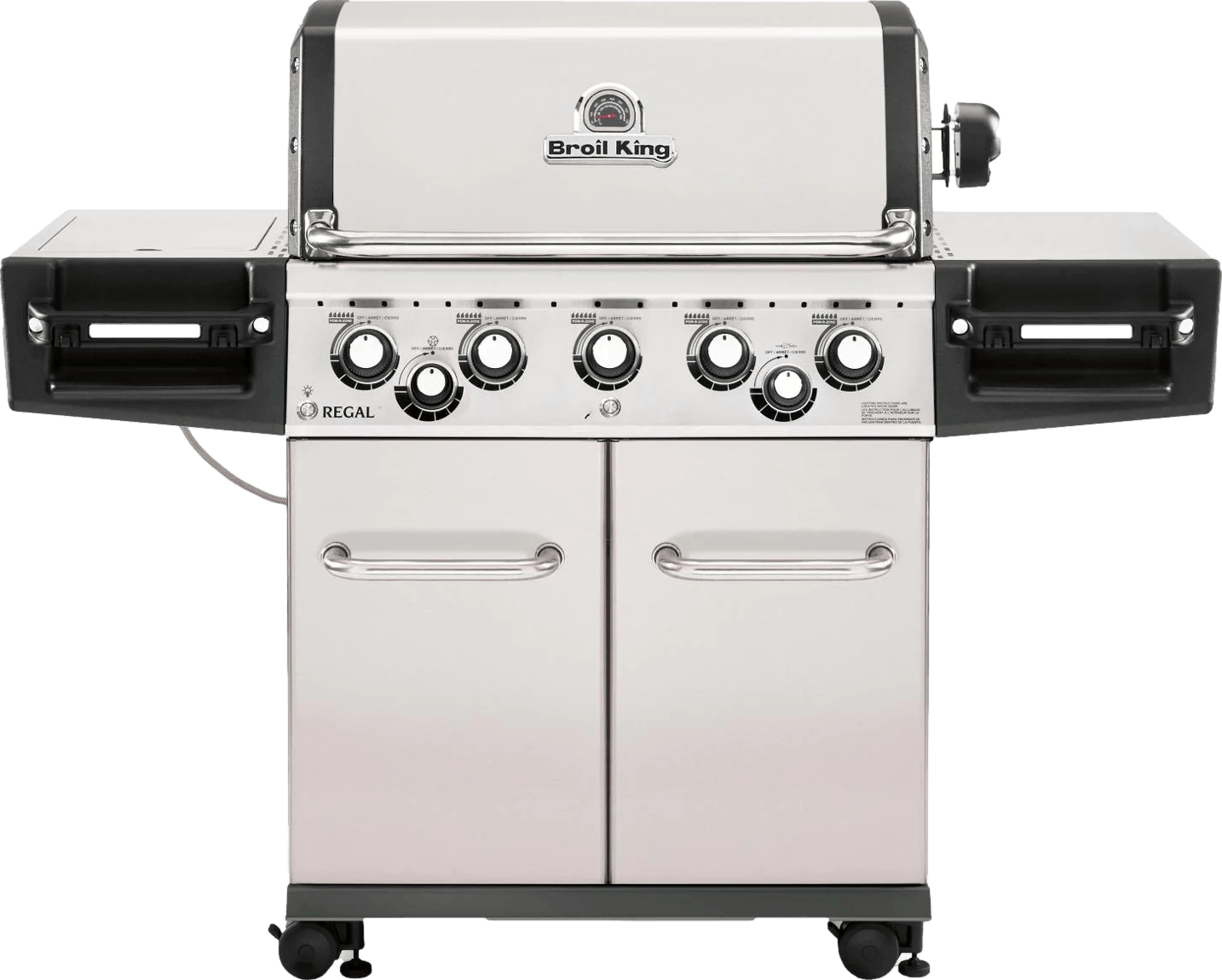 Broil King Regal Pro S590 Gas Grill with Rotisserie and Side Burner · Natural Gas