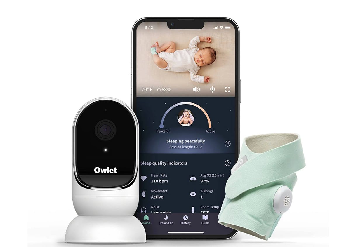 The Owlet Dream Duo Baby Monitor.