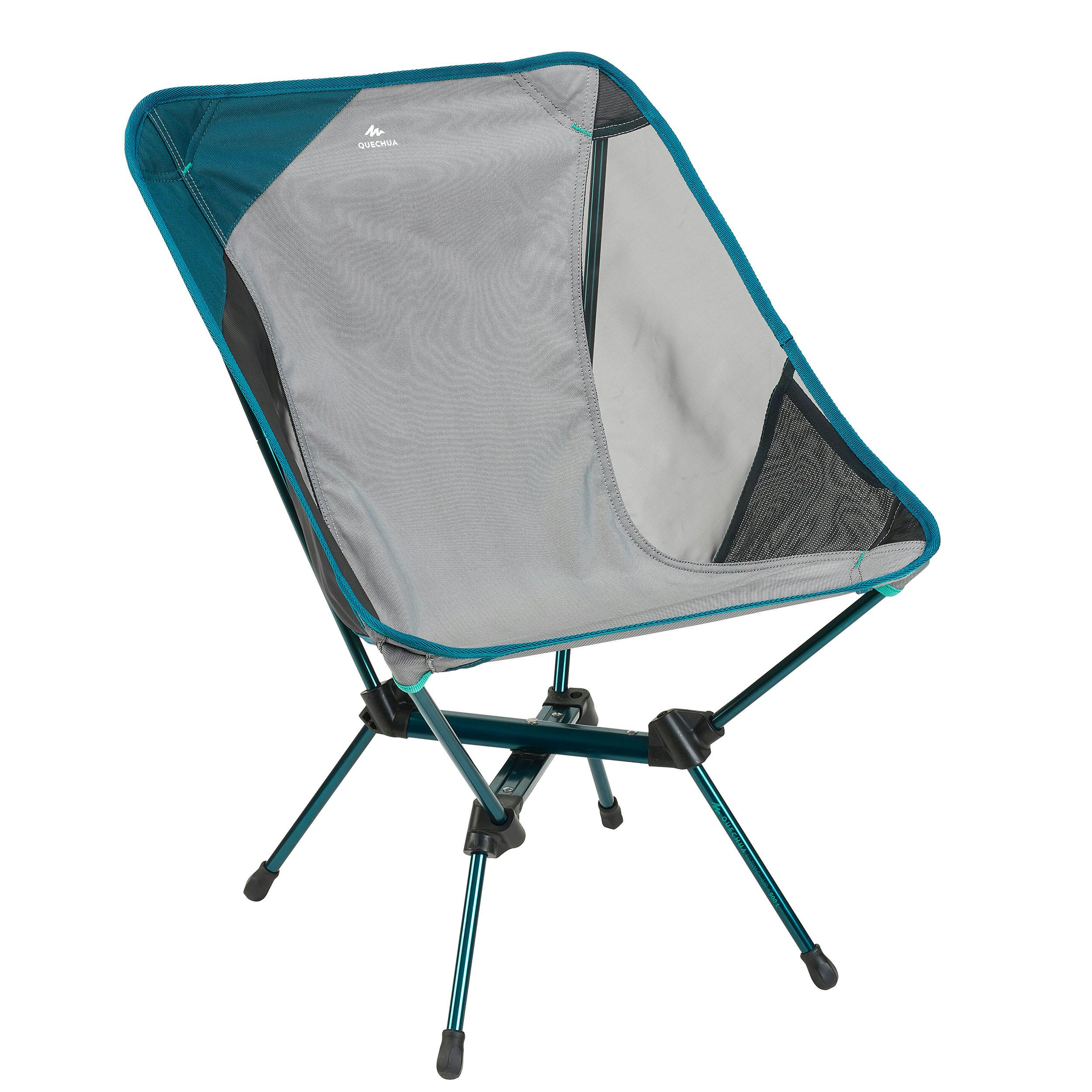 Decathlon MH500 Folding Low Chair · Gray
