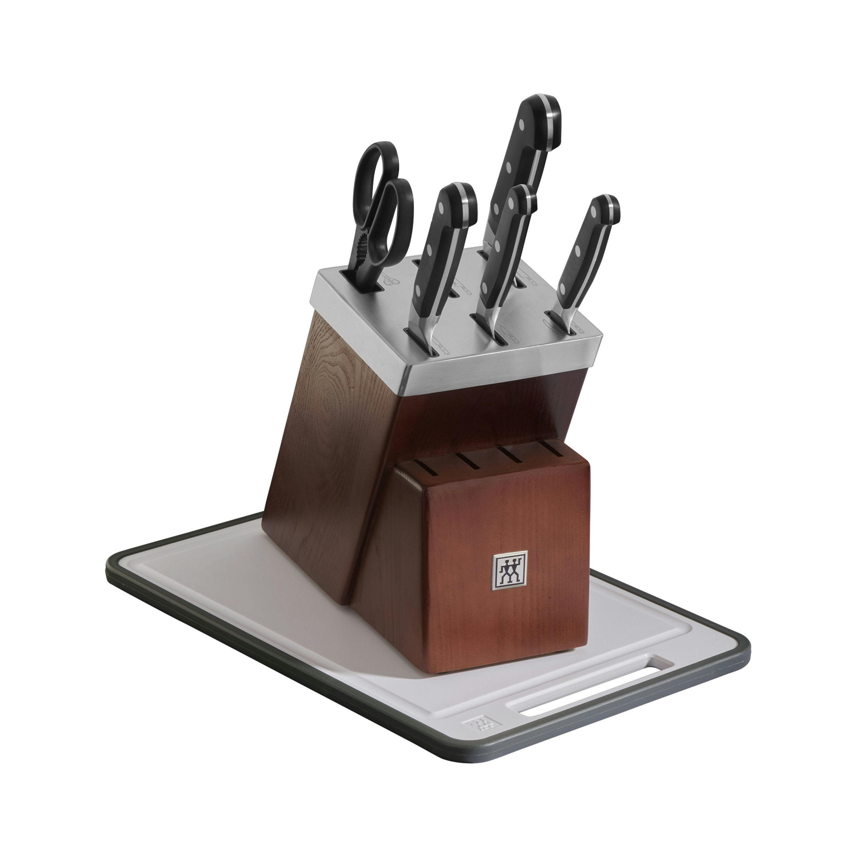 ZWILLING Four Star 5-pc Compact Self-Sharpening Knife Block Set