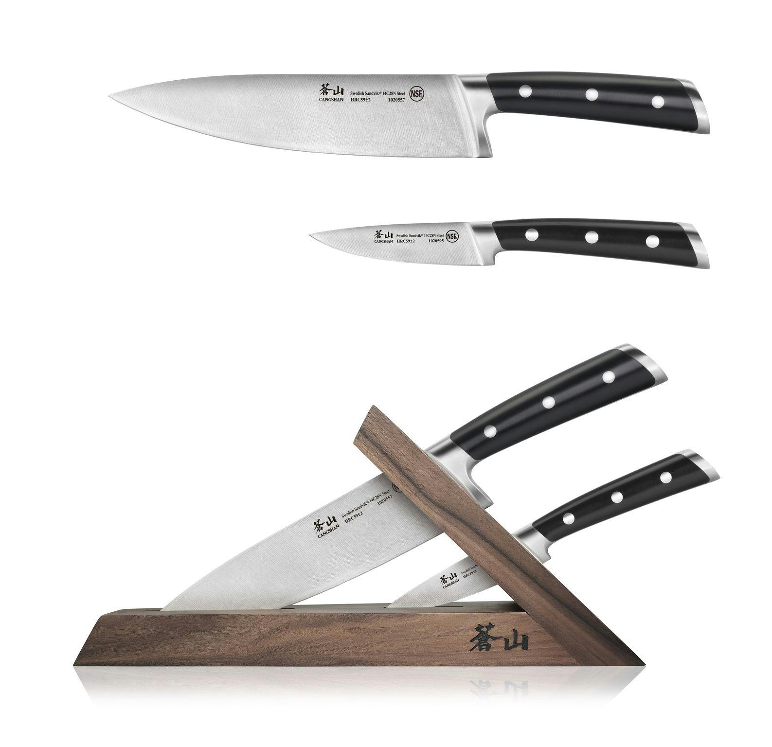 Cangshan TS Series 3pc TAI Knife Block Set