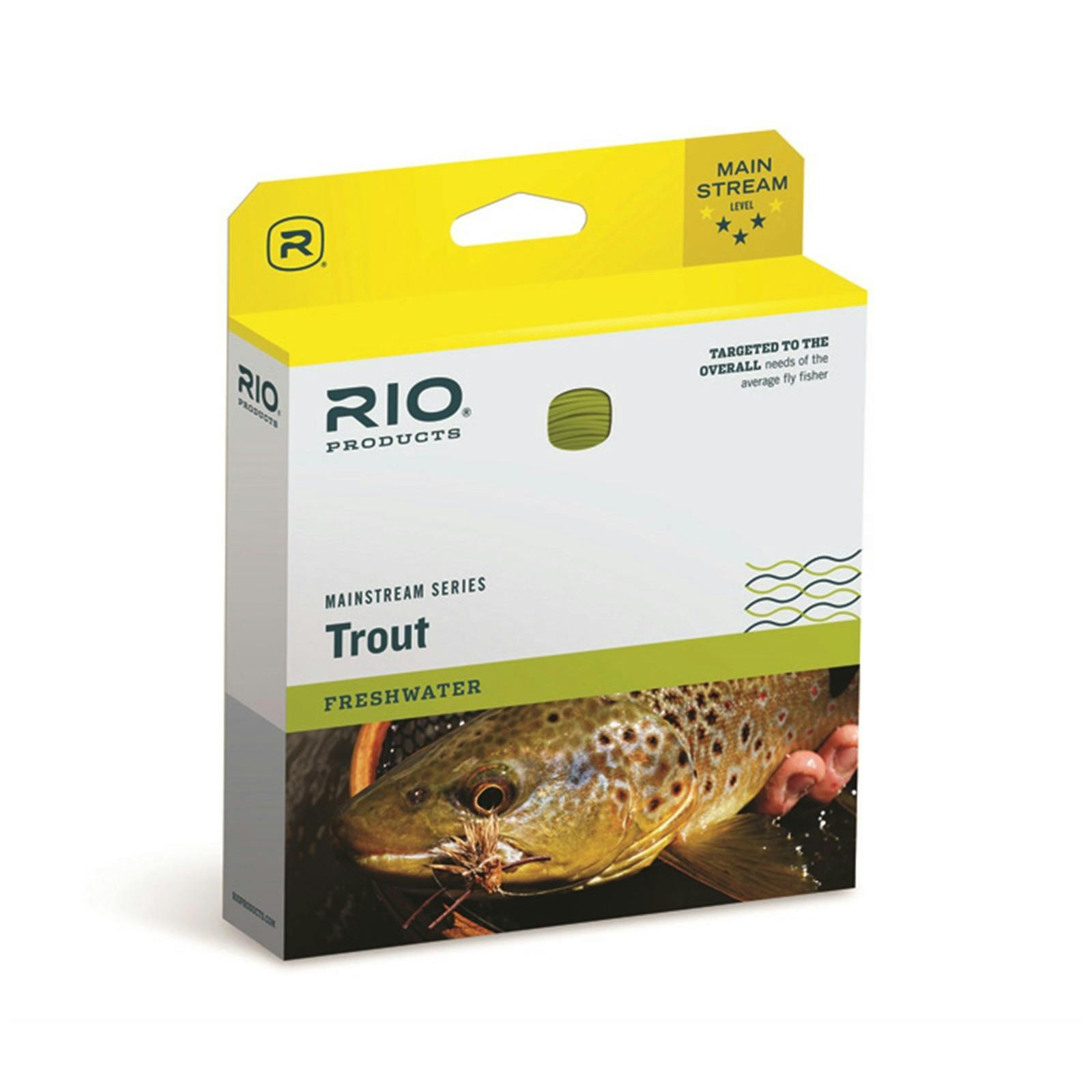Rio Freshwater Avid & Mainstream Series Trout · WF · 4wt · Floating · Lemon Green