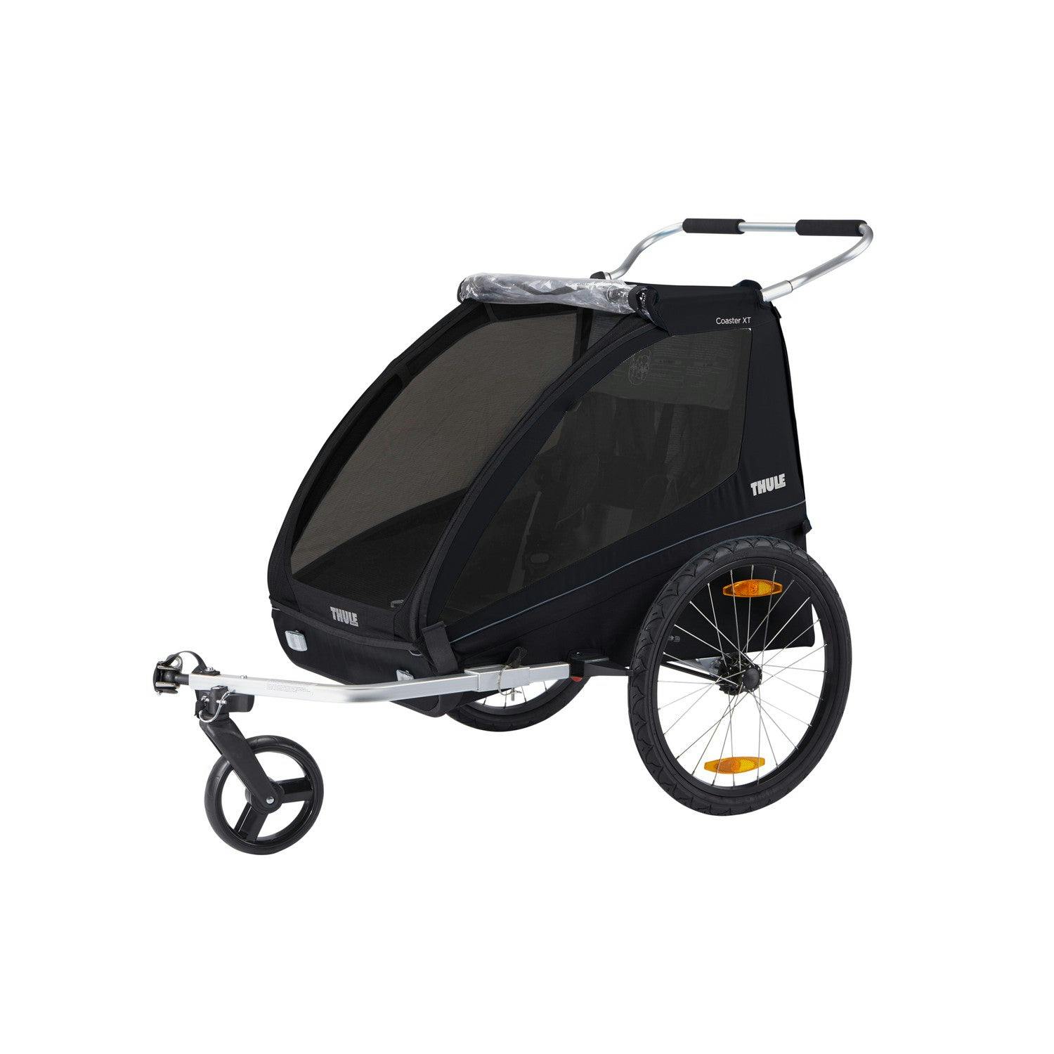 Thule Coaster XT Double Bicycle Trailer and Stroller · Black