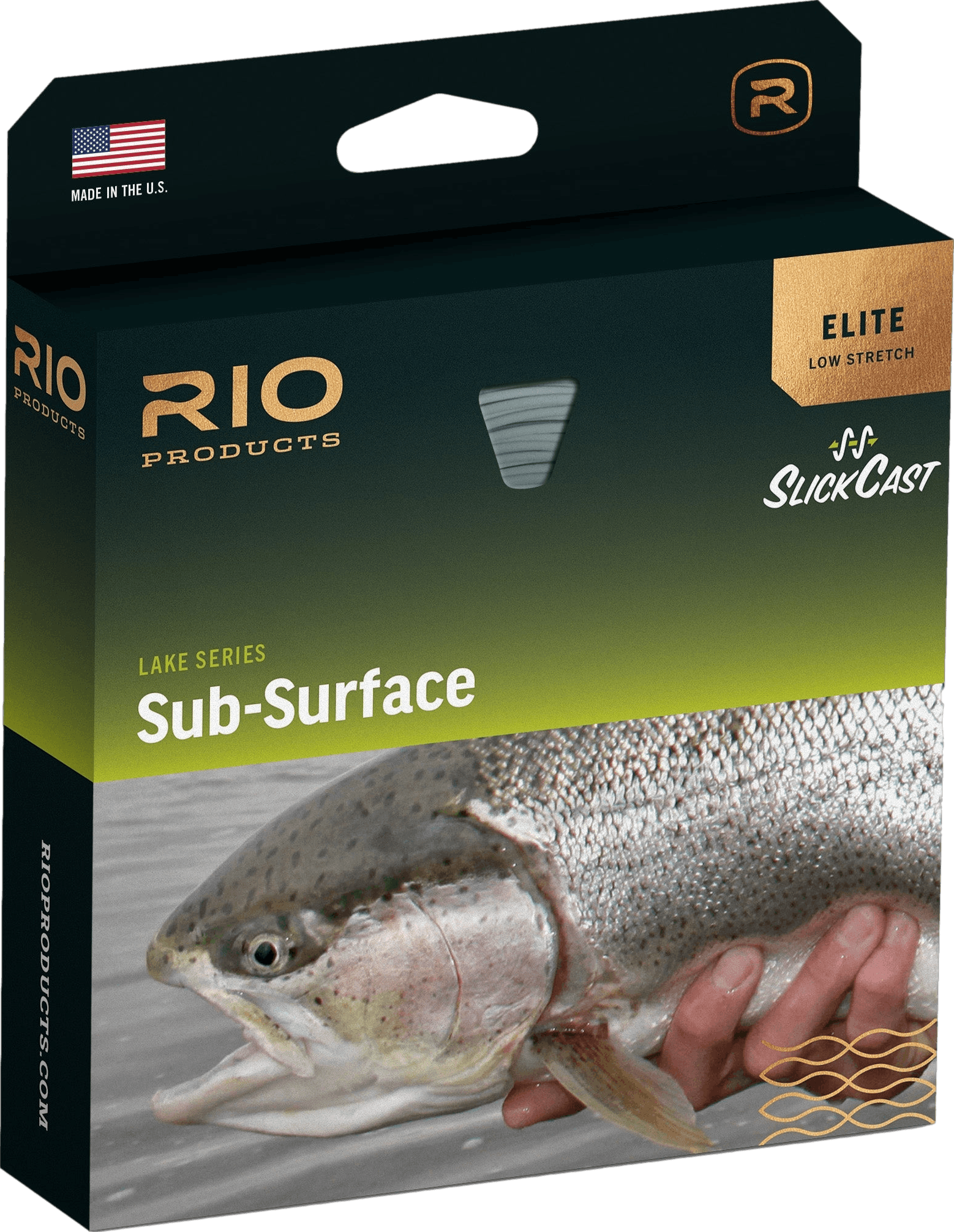 Rio Elite Sub-Surface Hover Fly Line · WF · 5wt · Intermediate · Olive - Gray