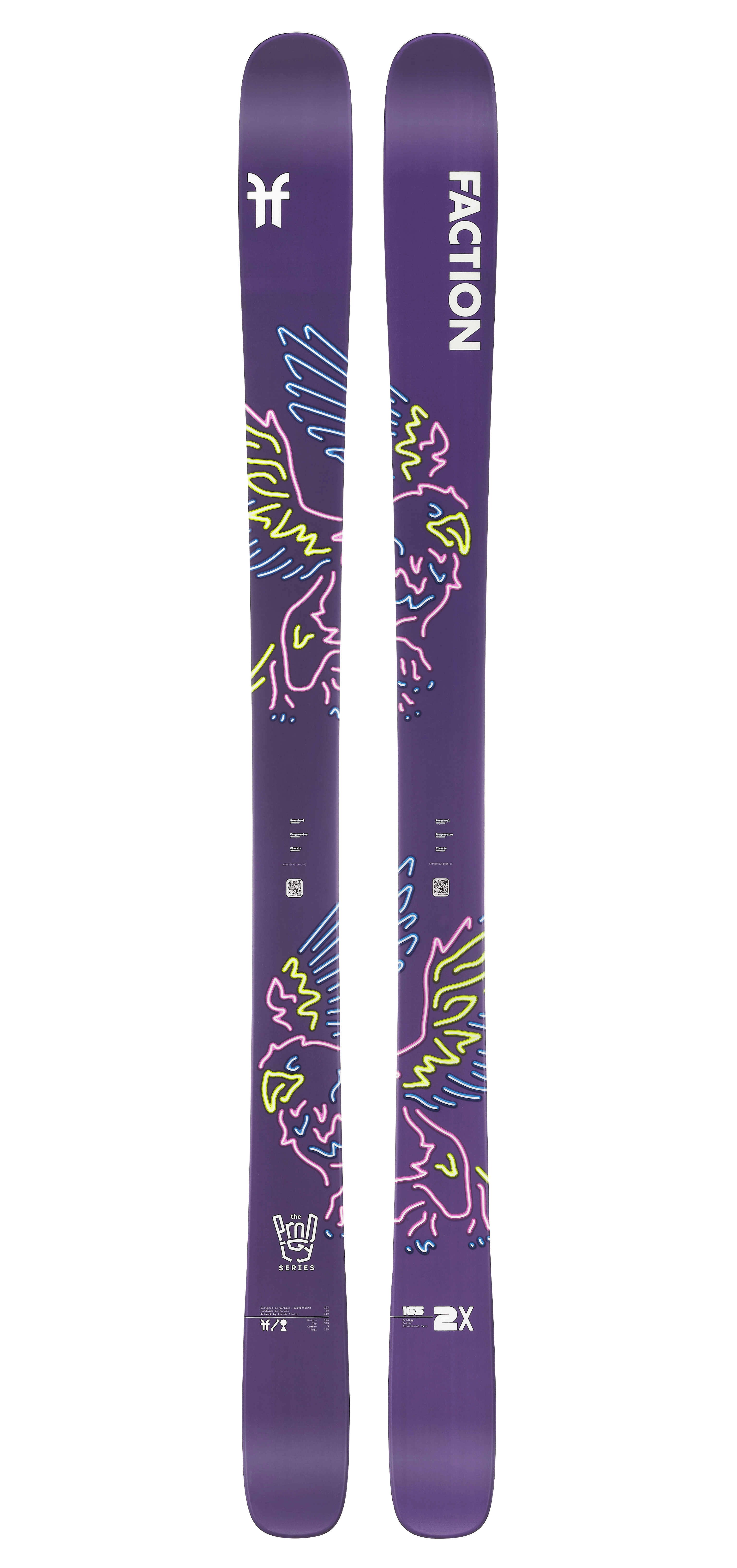 Faction Prodigy 2X Skis · Women's · 2023 · 171 cm